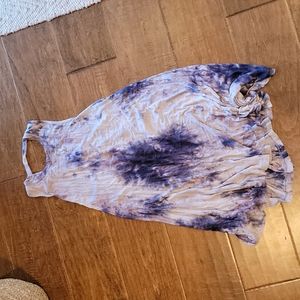 Tie dyed mini dress